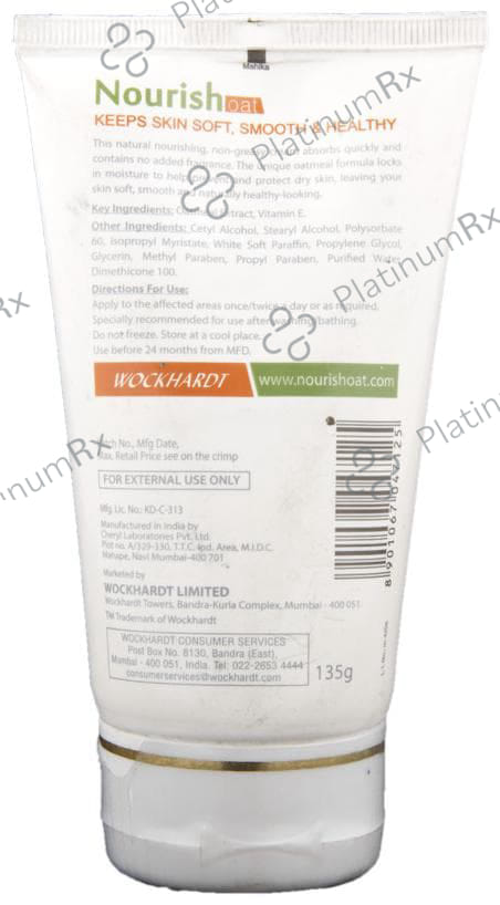 Nourish Oat Moisturising Cream 185 Cream