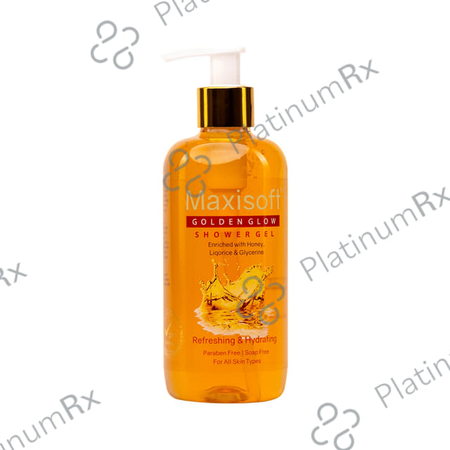 Maxisoft Golden Glow Shower Gel (300ml Each) 1 Bottle