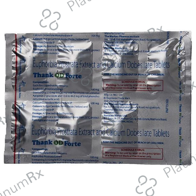 Thank OD Forte 500/100mg Tablet 7s