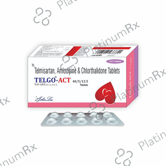 Telgo ACT 40/5/12.5mg Tablet 10s