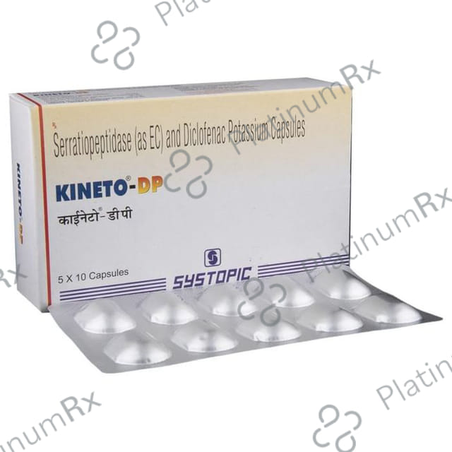 Kineto Dp 50/15mg Capsule 10s