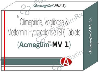 Acmeglim MV 1/0.2mg Tablet SR 10s