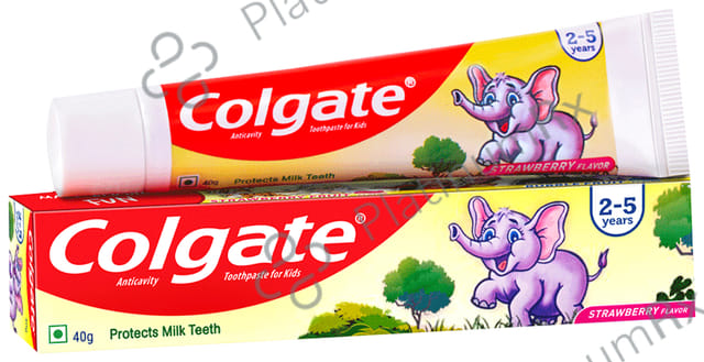 Colgate Kids 2 to 5 Years Anticavity Toothpaste Strawberry Flavour 40gm