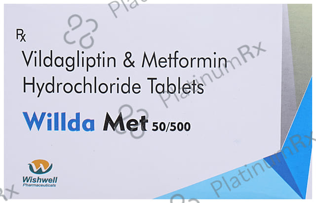 Willda Met 50/500 Tablet
