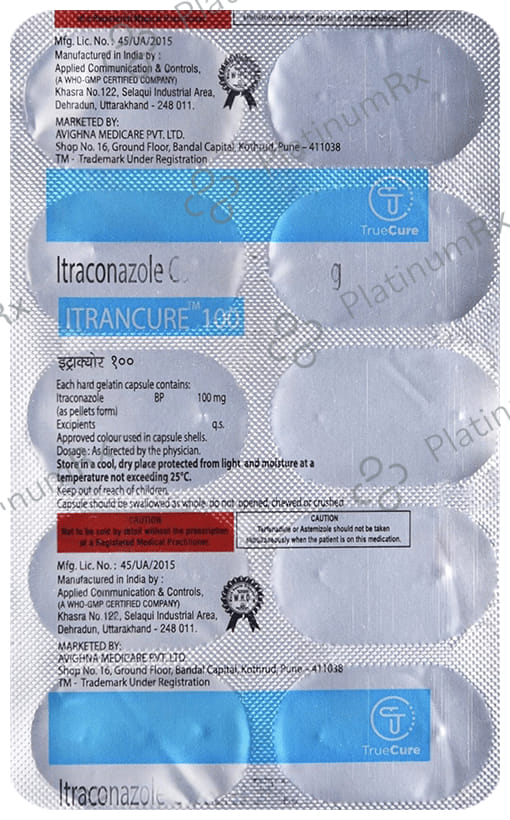 Itrancure 100mg Capsule 10s