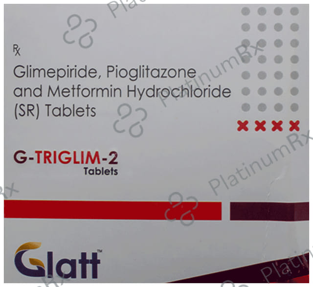 G Triglim 2mg Tablet SR 15s