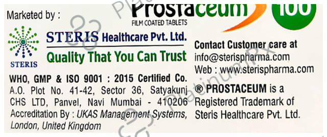 Prostaceum 100mg Tablet 10s