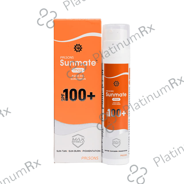 Sunmate Max Aqua Sunscreen SPF 100+ Gel 50gm