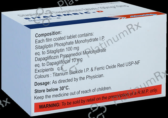Sitalembic D 10/100mg Tablet 15s