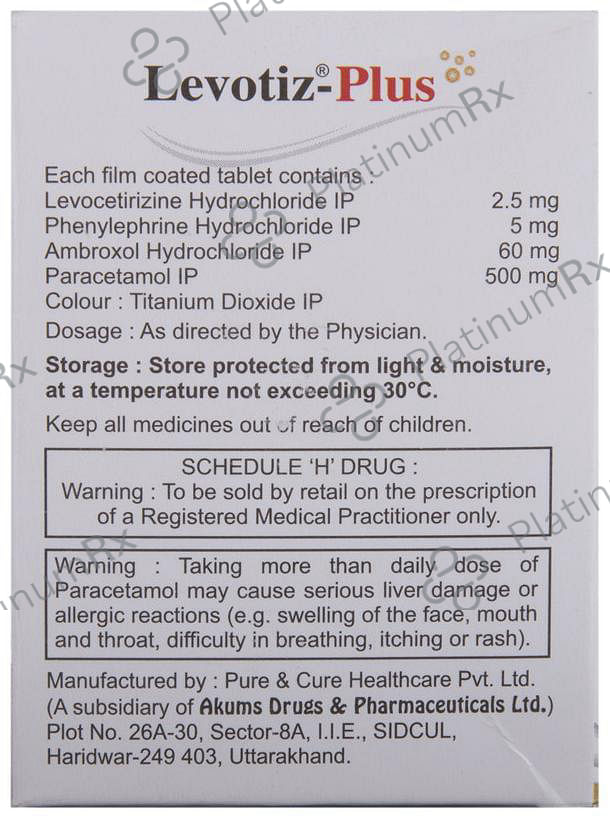 Levotiz Plus Tablet