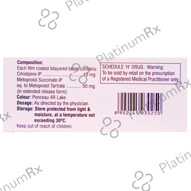 Cilacar O 20/10mg Tablet 10s