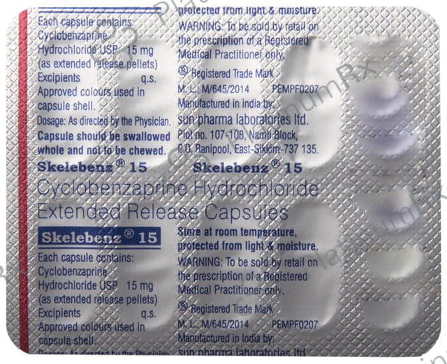 Skelebenz 15mg Capsule ER 10s
