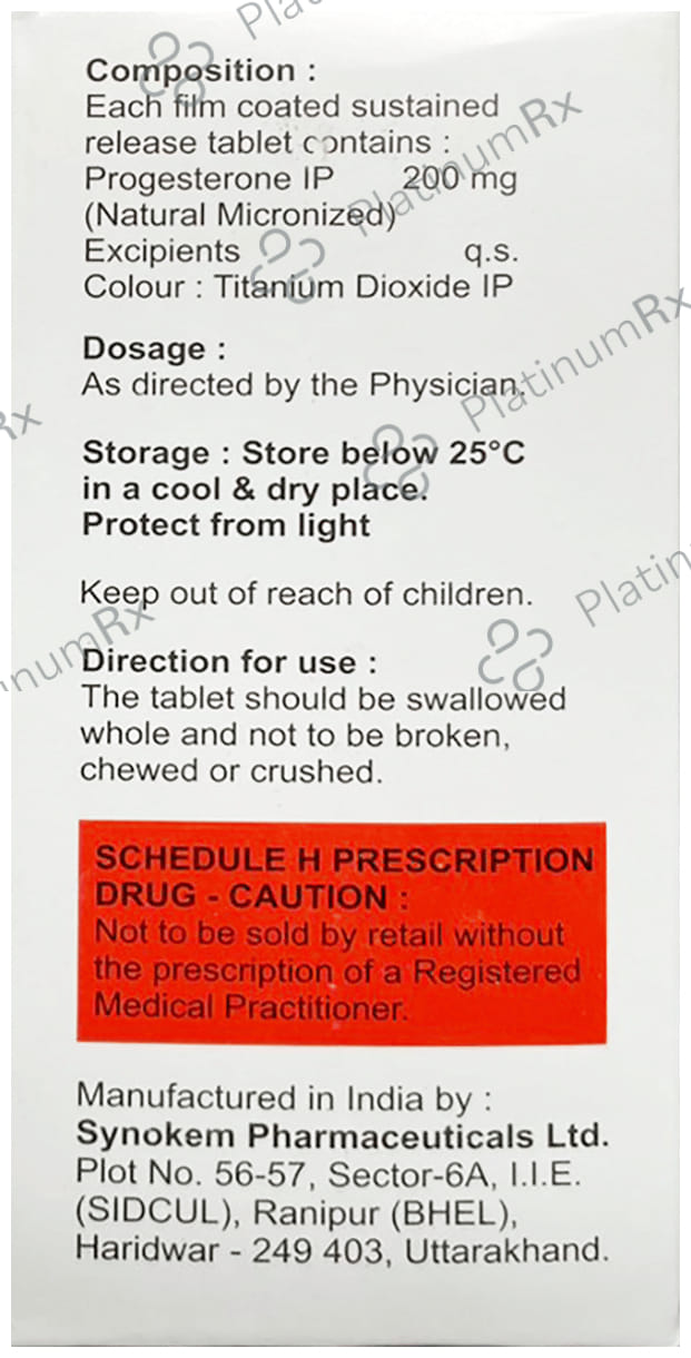 Gestowish 200mg SR Tablet 10s