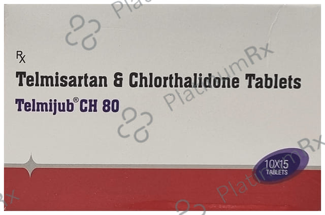 Telmijub CH 80mg Tablet 15s