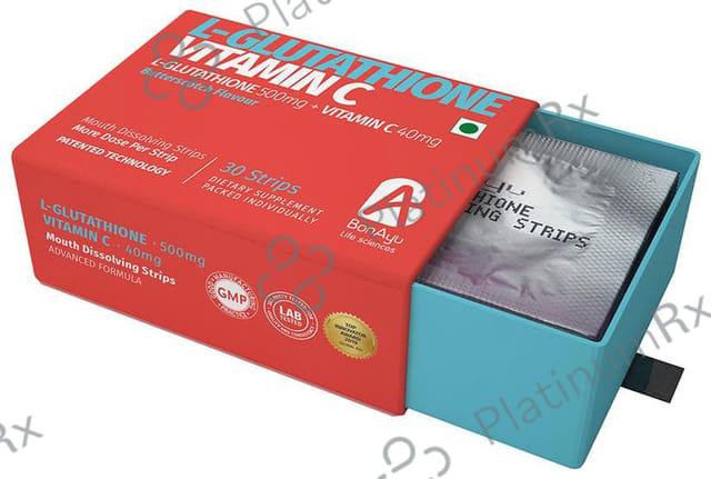 BonAyu Glutathione + Vitamin C Mouth Dissolving Strip