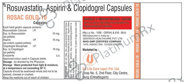 Rosac Gold 10 Capsule