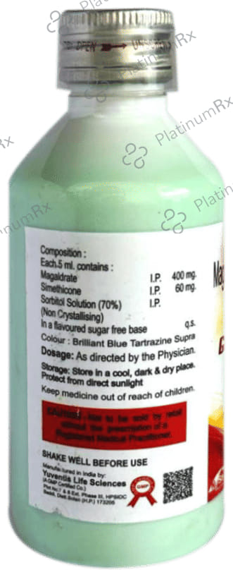 Gasty MPS 20/400mg Elaichi Flavour Sugar Free Oral Suspension 170ml