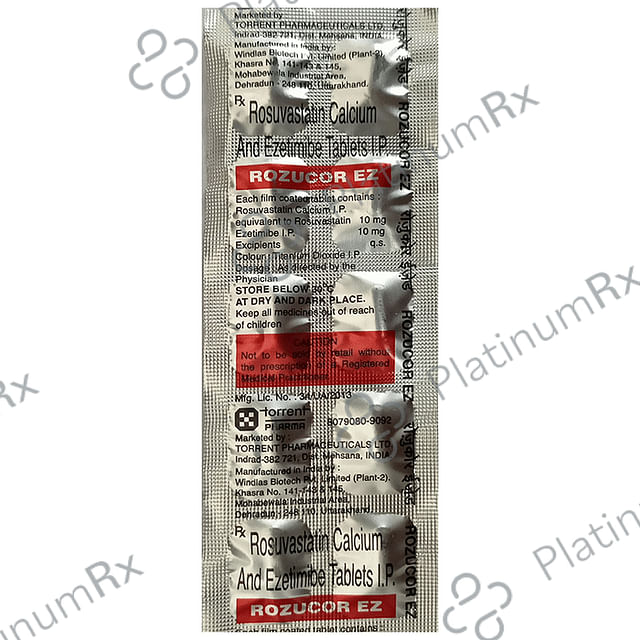 Rozucor EZ 10/10mg Tablet 10s