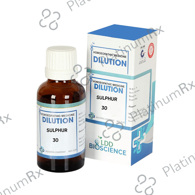 LDD Bioscience Sulphur Dilution 30 30 ml