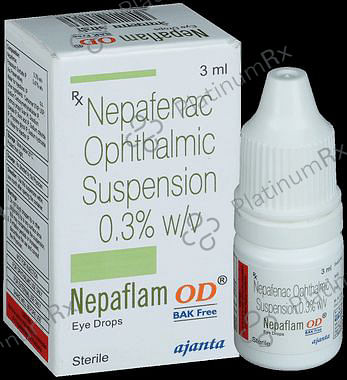 Nepaflam OD Eye Drop BAK Free 3ml