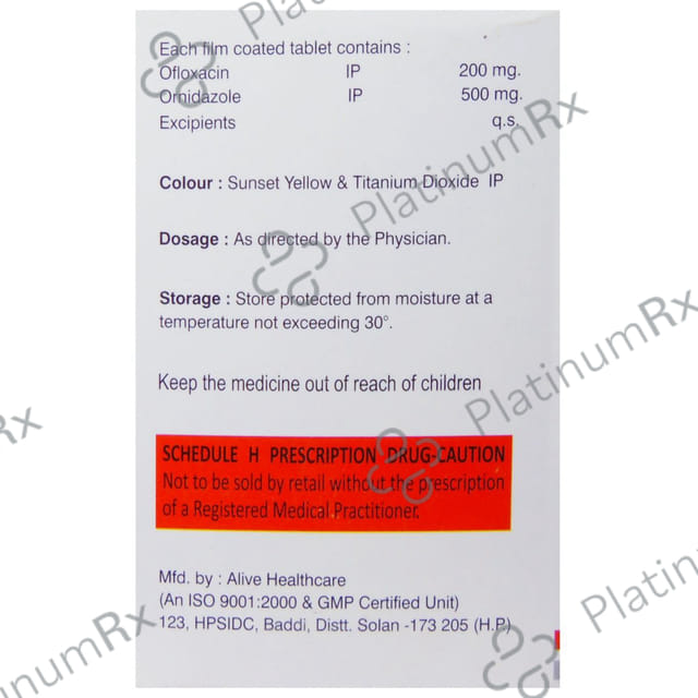 Felox-OZ 200mg/500mg Tablet