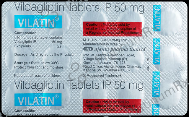 Vilatin 50mg Tablet 15s