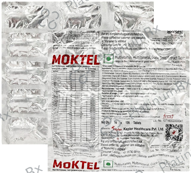 Moktel Tablet 15s