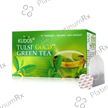 Kudos Tulsi Gold Green Tea (2gm Each)