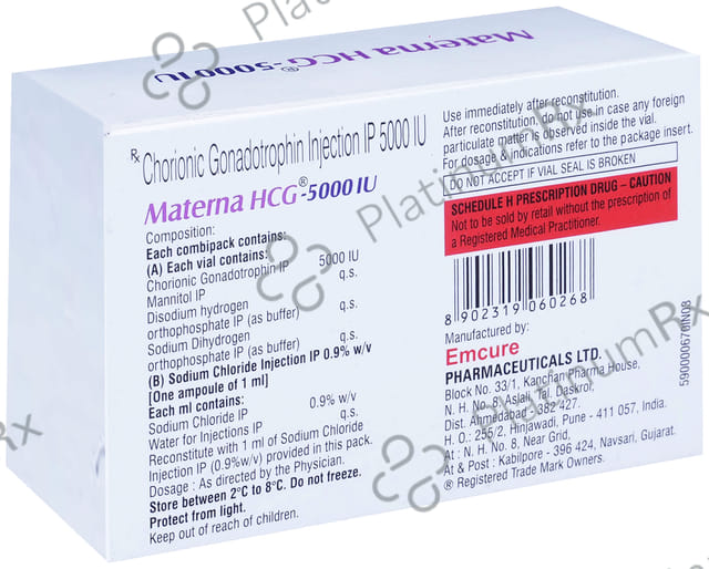 Materna Hcg 5000IU Injection