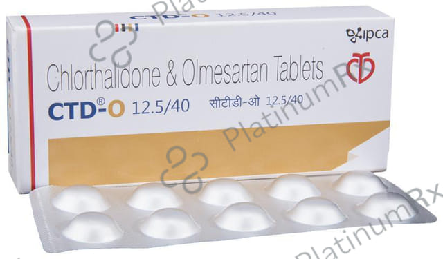 CTD O 12.5/40mg Tablet 10s