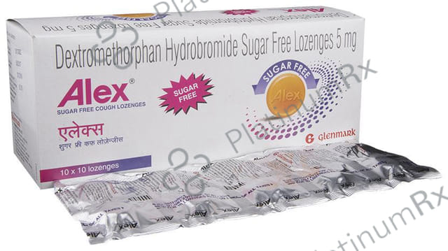 Alex Cough 5mg Sugar Free Lozenges 10s