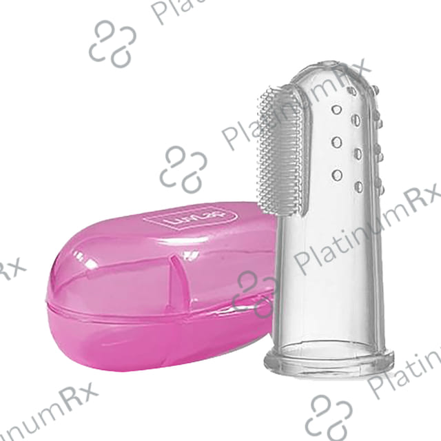 LuvLap Baby Finger Toothbrush with Case 1 Toothbrush