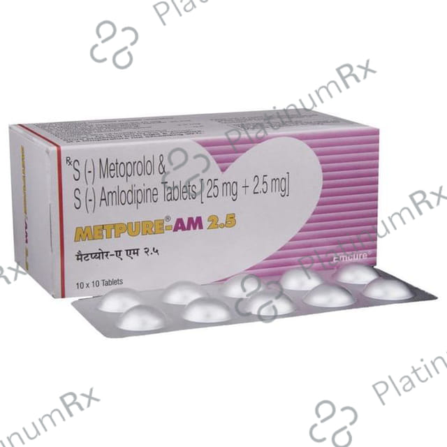 Metpure AM 2.5mg Tablet 10s