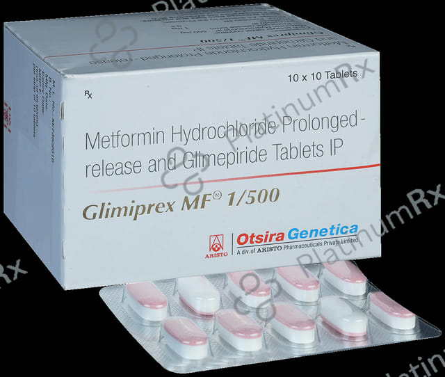 Glimiprex MF 1/500mg Tablet PR 10s