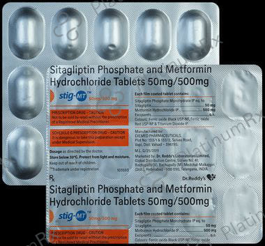 Stig MT 50/500mg Tablet 15s