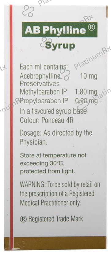 AB Phylline 50mg Syrup 100ml