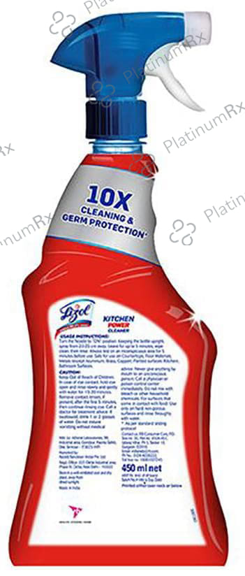 Lizol Kitchen Power Cleaner Orange Burst 450 ml