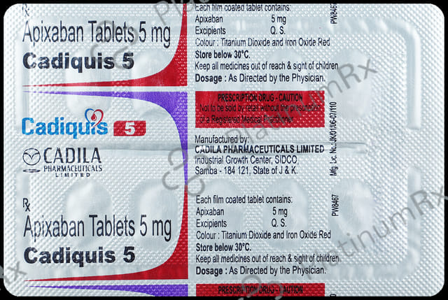 Cadiquis 5mg Tablet 10s