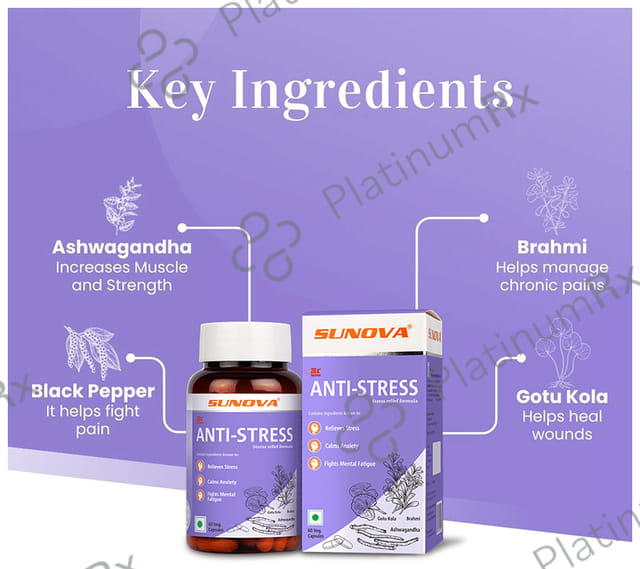 Sunova Anti-Stress Veg Capsule