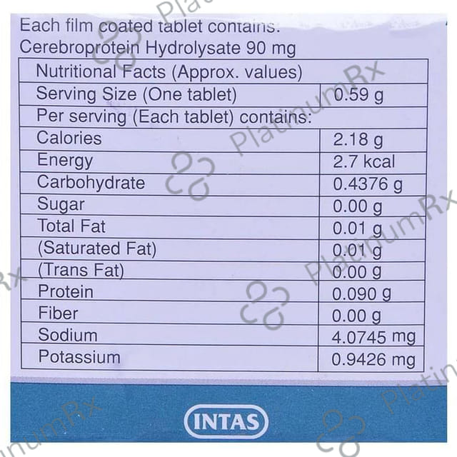 Cerevate 90mg Tablet 10s