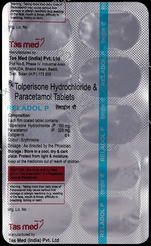 Reladol P 150mg/325mg Tablet
