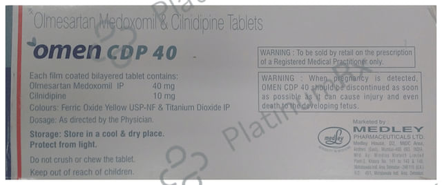 Omen CDP 40 10/40mg Tablet 10s