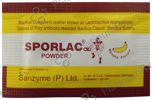 Sporlac AB 1gm Banana Flavour Sachet 50s