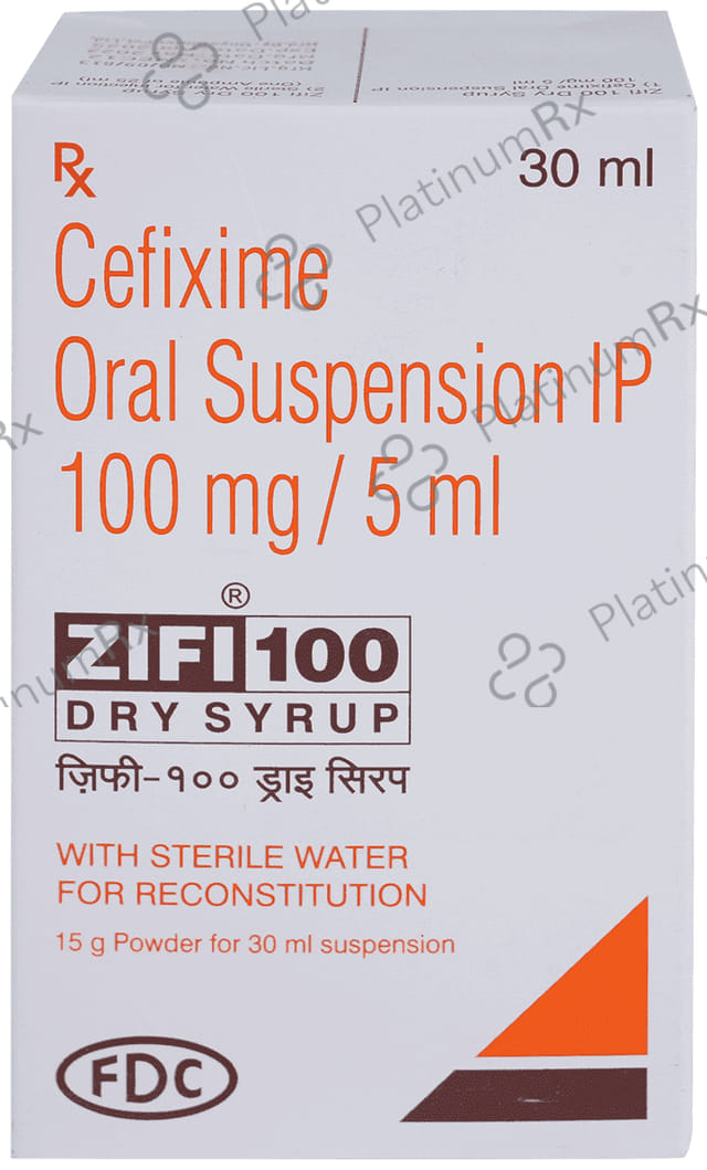 Zifi 100mg Dry Syrup 30ml