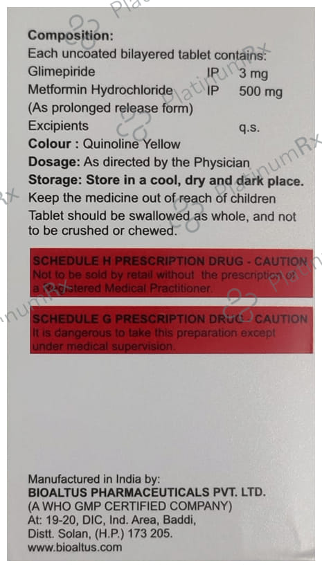 Glimsay M 3 Tablet PR 10 tablets