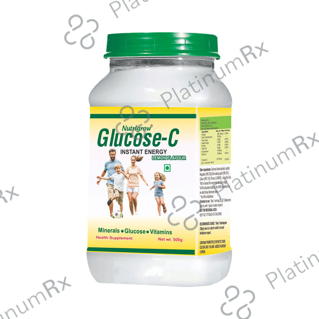 Nutrigrow Care Glucose-C(500gm Each) Lemon