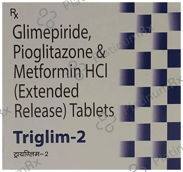 Triglim 2/500/15mg Tablet SR 15s