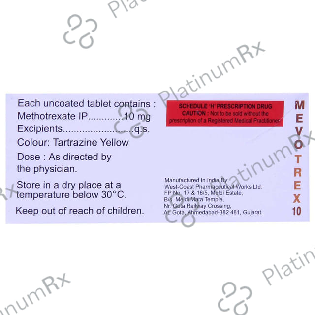 Mevotrex 10 Tablet