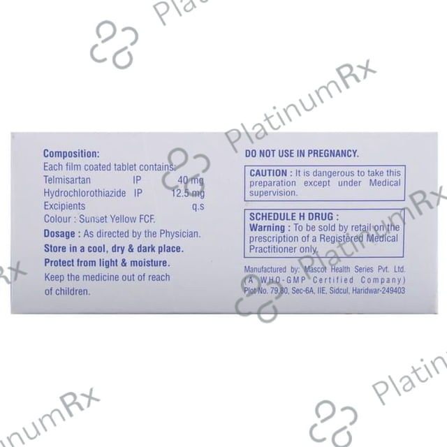 Inditel H 40 12.5/40mg Tablet 10s