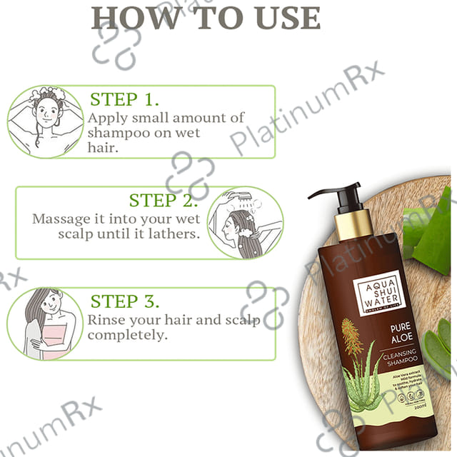 Aqua Shui Water Pure Aloe Cleansing Shampoo